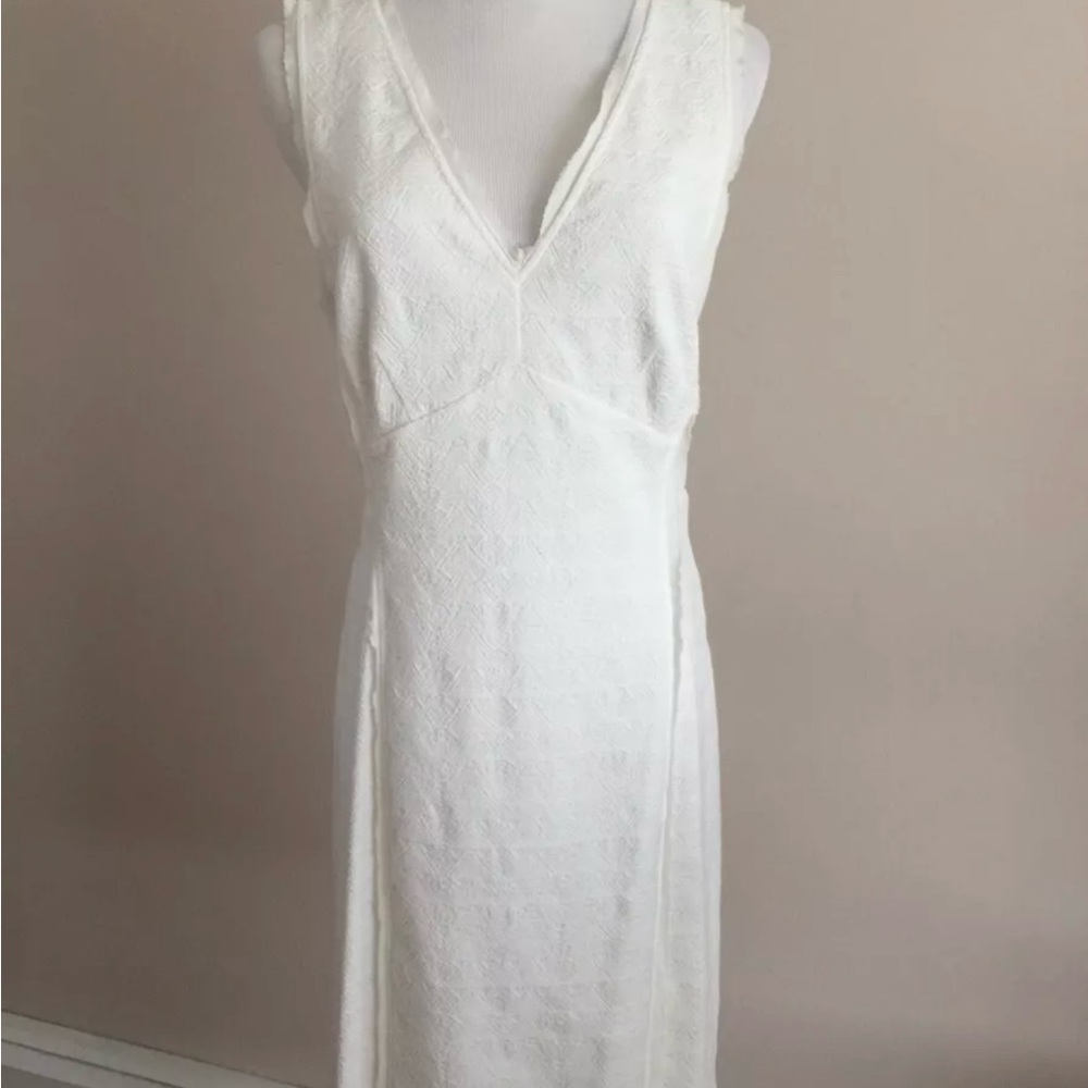 Rebecca Taylor off white dress cotton polyester Size 10